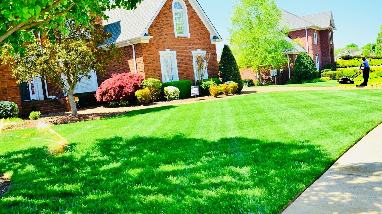 Suburban Neighborhood Ambiance (Sprinkler, Lawn Mower, Birds Singing) | Suburban Neighborhood Sound