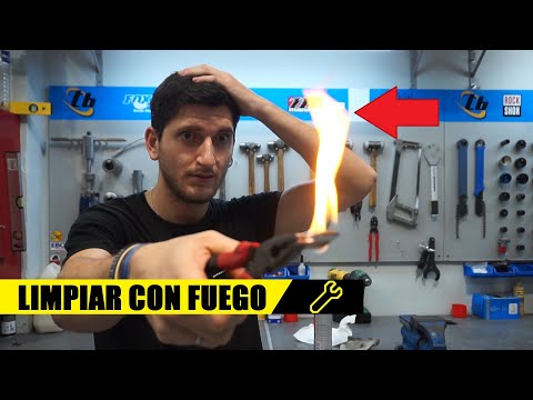 CÓMO LIMPIAR FRENOS DE DISCO CON FUEGO 🔥🔥🔥