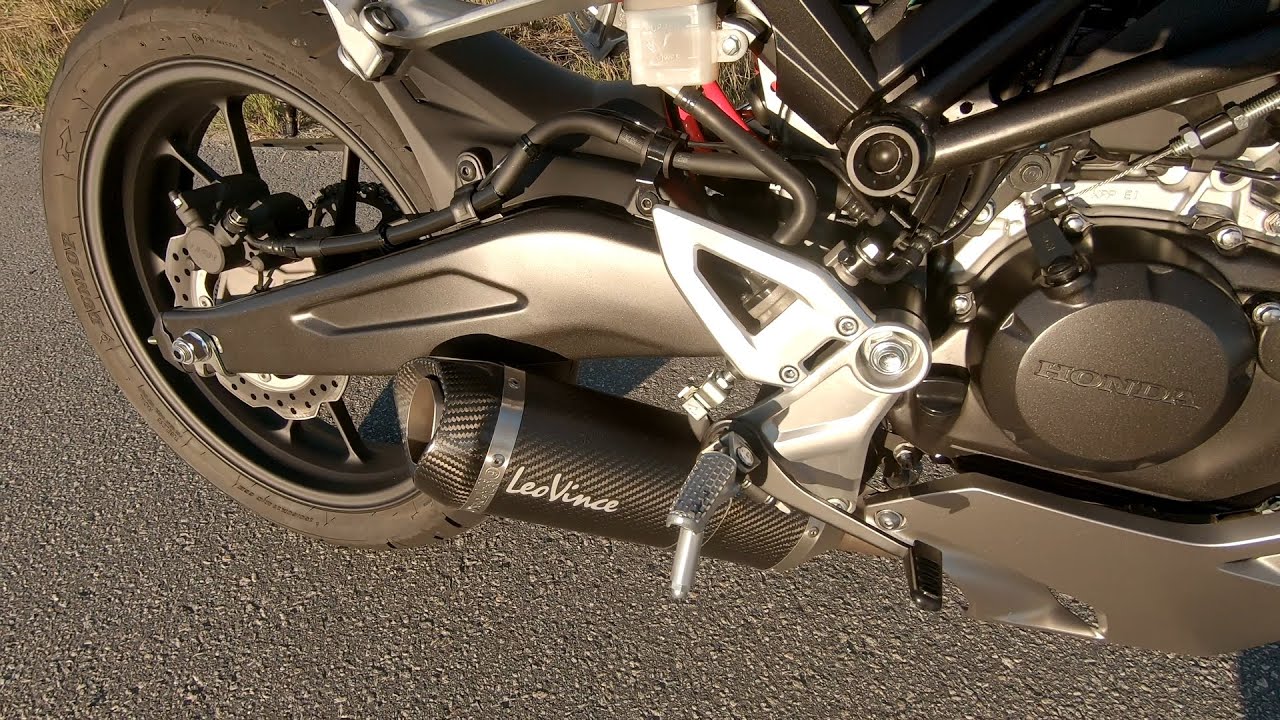Honda CB125R LeoVince Exhaust Sound