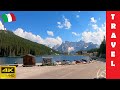 Driving in Italy 10: Around Monte Cristallo (Tre Cime, Lake Misurina) 4K 60fps