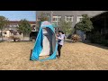 How to set up COMMOUDS popup shower tent