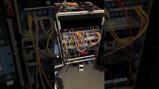 Reracking my Apollo x8p from Universal Audio. Should I tidy up the back of my rack?! 😂 #audiogear