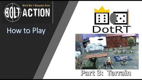 Bolt Action 2nd Edition Terrain Breakdown
