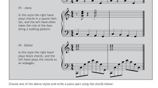 Lv3 pg74: Piano Accompaniment Styles