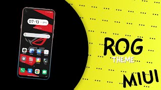 ROG THEME FOR MIUI12 IN 2021 screenshot 4