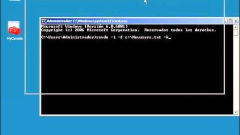 Cap3 Lecc1 pract3 Importar Usuarios de CSVDE