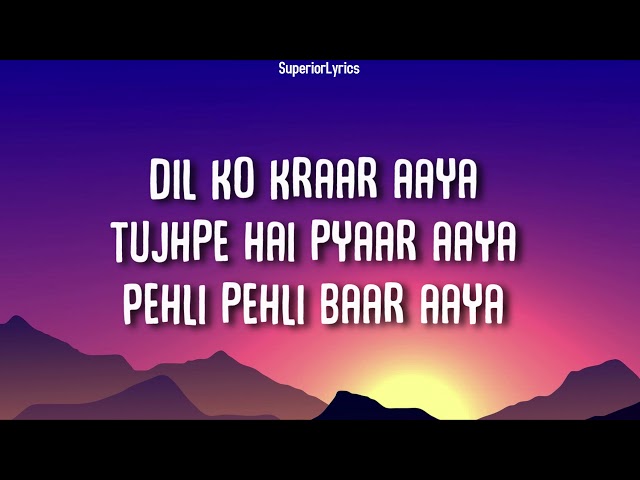 DIL KO KARRAR AAYA Reprise - Neha Kakkar (Lyrics) | Rajat Nagpal | Rana | Anshul Garg class=