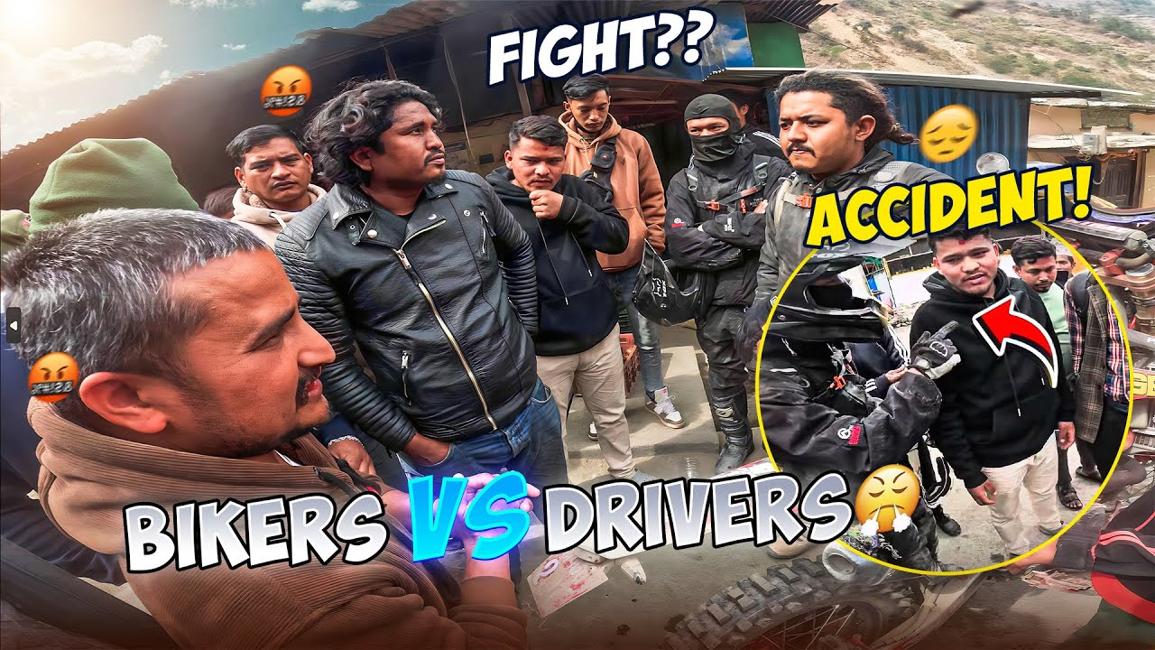 What Really Happened ?? Bikers Vs Driver 😡