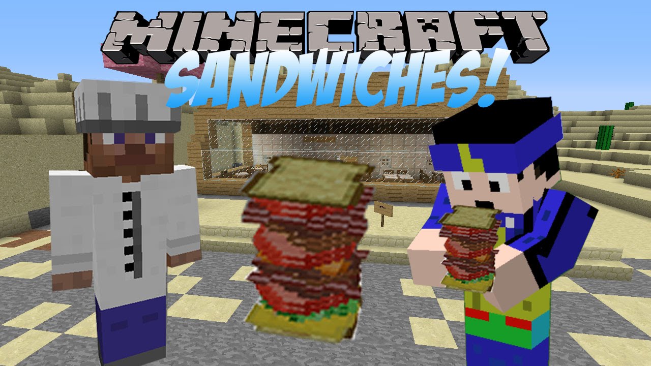 Minecraft | Sandwiches Mod! (sandwiches, in minecraft. yea.) | Mod