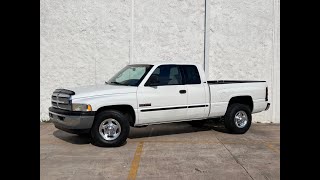 2001 Dodge Ram 2500 Cummins Walk Around Video 5 9 Cummins For Sale 2001 Dodge Ram 2500 4x4 Diesel With Only 85k Miles