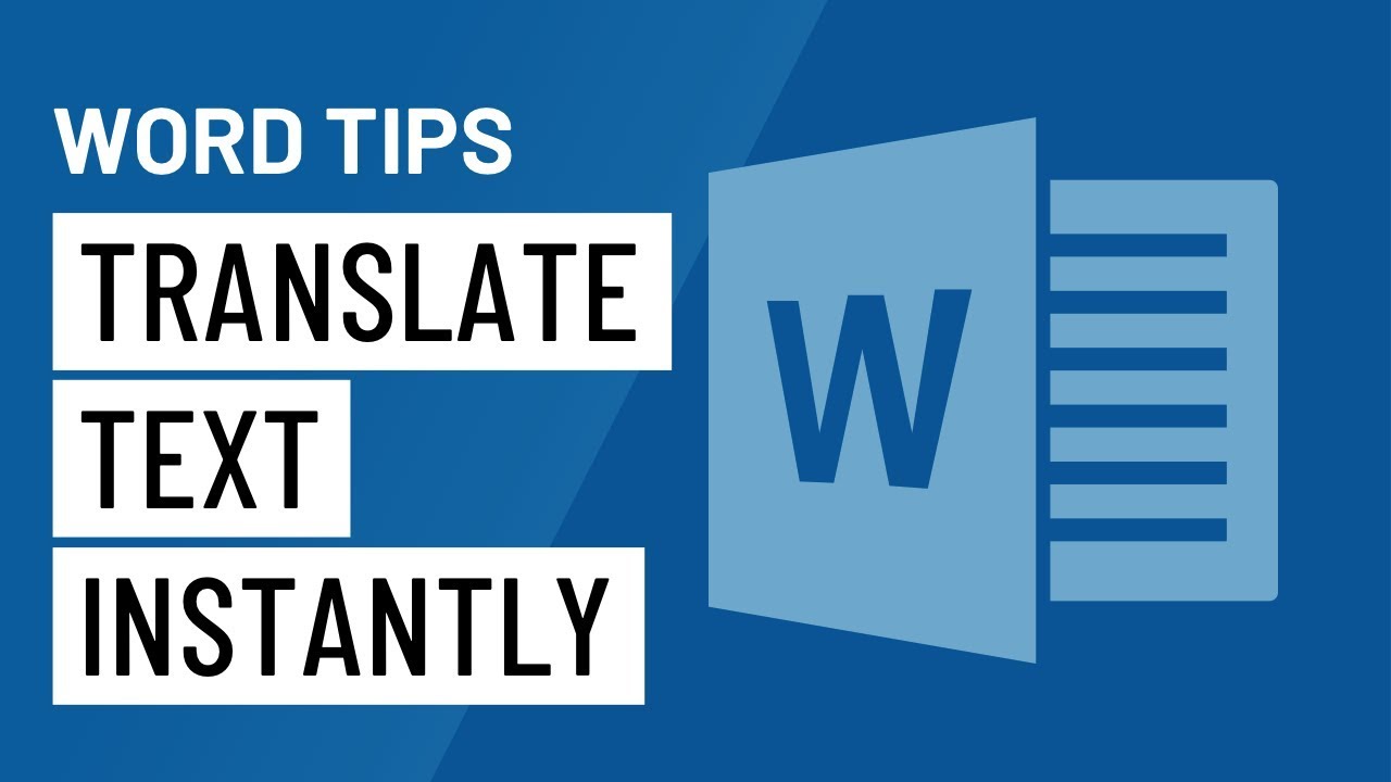 ⁣Word Quick Tip: Translate Text Instantly