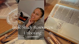 Unboxing NEW Bible Study Resources | Knowing God's Attributes | Getting Into Bible Character Studies