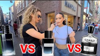 Women React to Dior Sauvage, Creed Aventus, YSL Y -  Fragrance Street Reaction