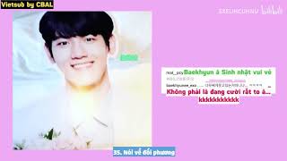 [VIETSUB] - 찬백 - CHANBAEK - 50 Việc Mà Real CP Phải Làm (Hạ)