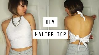 DIY: Easy Tie Back Halter Top