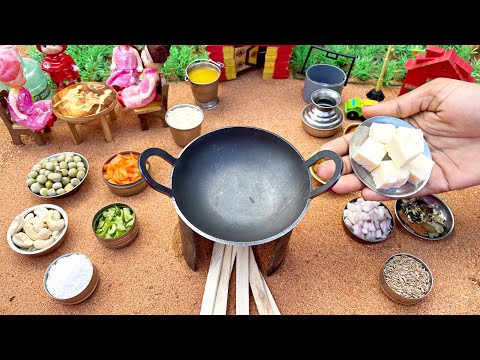 Miniature Matar Paneer Pulao Recipe | Miniature Cooking |Paneer Biryani Recipe |Matar Paneer Rec