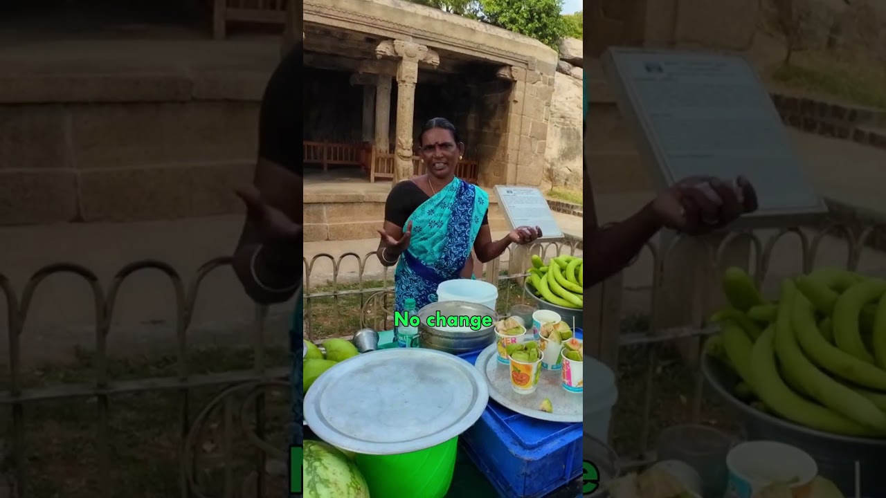 $0.40 Guava in Mahabalipuram, India 🇮🇳 #travel #india #food #streetfood