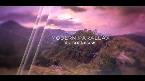 Modern Parallax Opener | Slideshow | After Efects Project Files - Videohive template