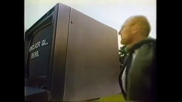 TV Commercial for Sinclair Home Computer, Starring Sir Clive Sinclair