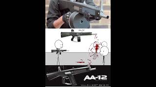 AA-12 Is Absolutely Brutal #shorts #weapons #viral