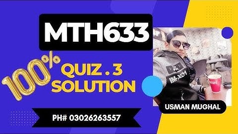 mth633 quiz 3 solution 2023