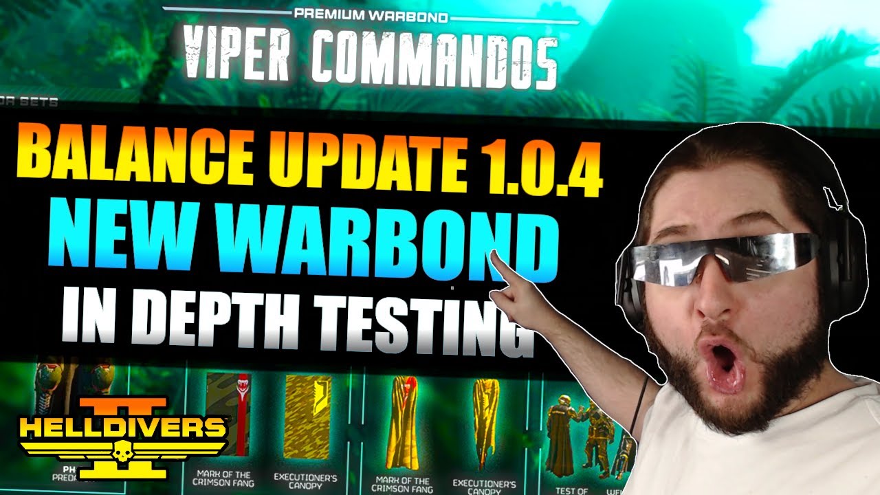 New Helldivers 2 Balance Patch BUFFS, Viper Commandos Warbond | mEtA ...