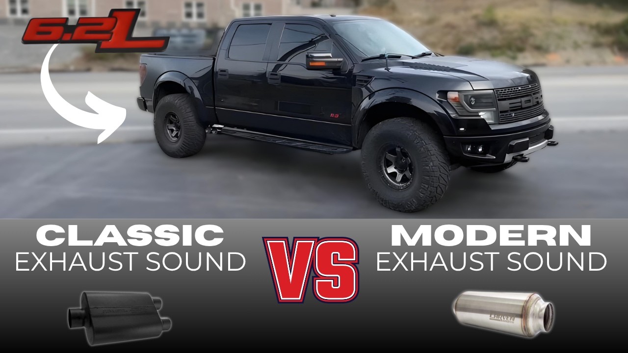 2010-2014 Ford Raptor 6.2L V8: Classic vs Modern Exhaust Sound! - YouTube