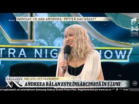 Andreea Bălan Este Însărcinată În Cinci Luni. Artista Și-A Arătat Burtica La Tv