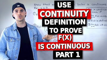 MCV4U (Grade 12 Calculus & Vectors) - Use Continuity Definition to Prove Continuity Part 1