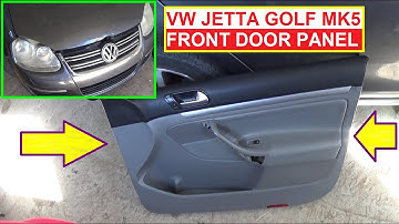 Vw Jetta MK5 Front Right Front Left Door Panel Removal and Replacement  VW Golf MK5