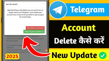 How To DELETE Telegram Account 2025 Permanently [NEW UPDATE] | Telegram Account Delete Kaise Kare