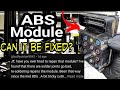 How to fix a car computer ABS module. Or can you?