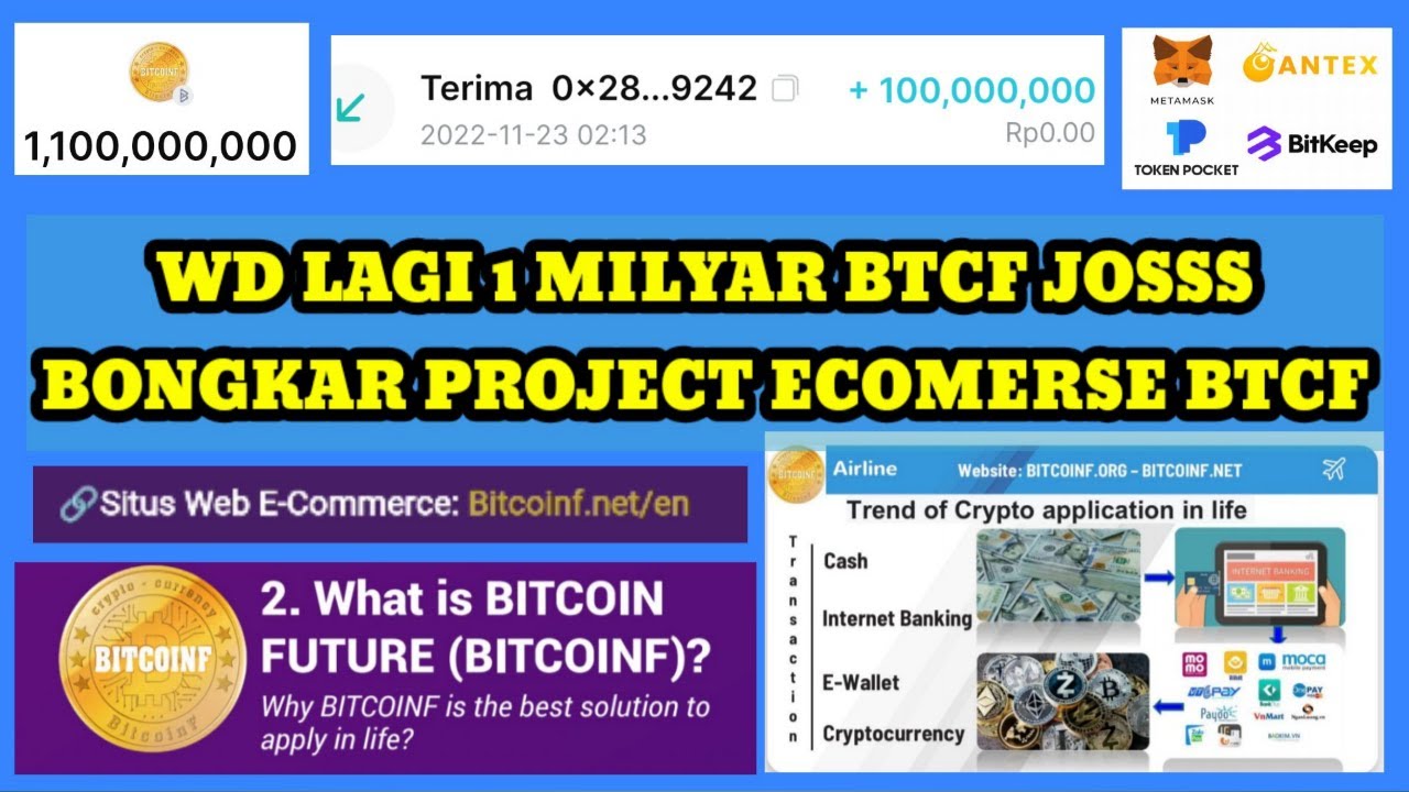 WD 1 Milyar BTCF Project Tanpa Modal Selain Pi Network, BONGKAR Project ...