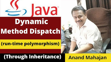 Dynamic Method Dispatch through inheritance - By Anand Mahajan, Mahajan Computers, Kurukshetra