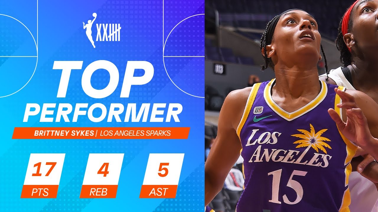 Brittney Sykes Put Up 17 PTS In L.A. Sparks OT Win (August 17, 2021)