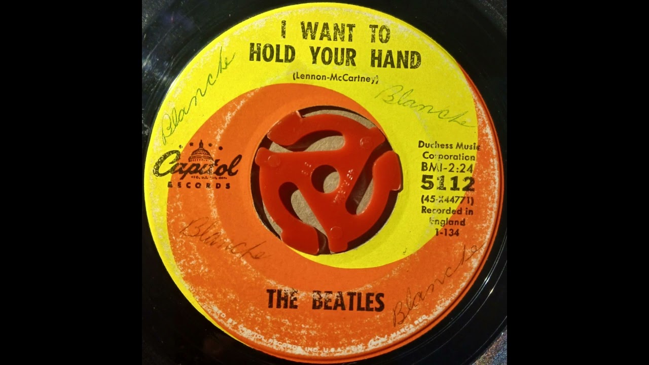 I Want To Hold Your Hand - The Beatles (Capitol Vinyl 1963) USA