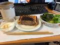 挽肉のホットサンド