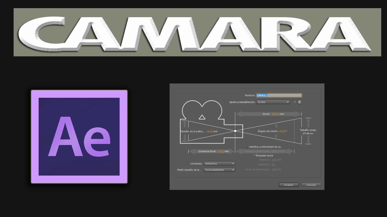 After Effects: Cámara Profundidad de Campo
