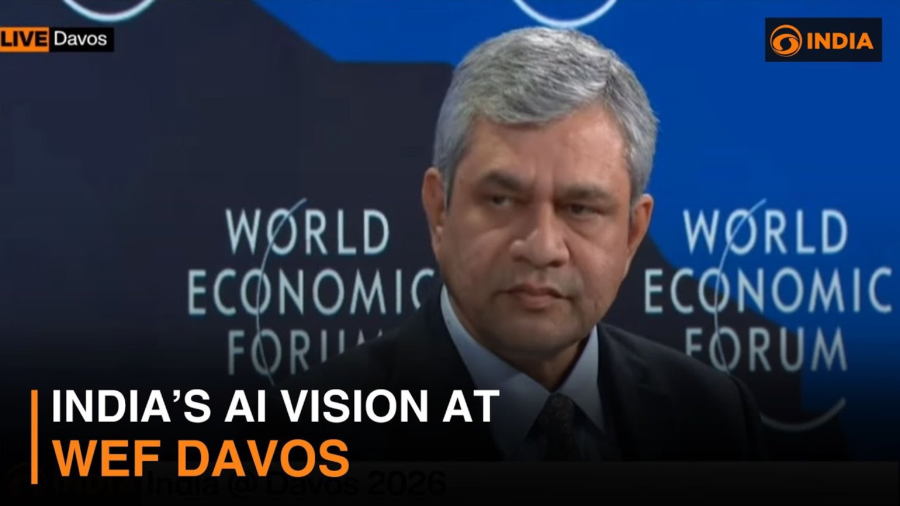 Union Minister Ashwini Vaishnaw Says India’s AI Is Industry 5.0 at WEF Davos | DDI Live