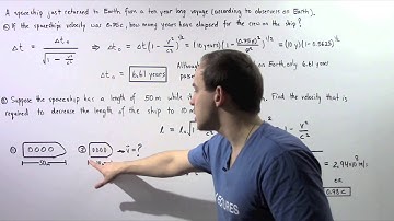 Time Dilation and Length Contraction Example