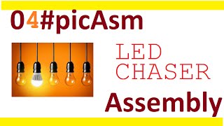 8 Channel PWM LED Chaser for PIC 16F628A - 04 #picAsm