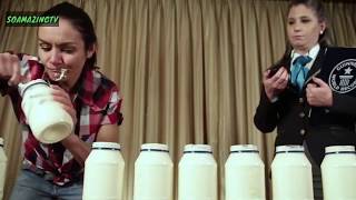 Woman eats 5 lbs of mayo in 3 minutes | Guinness World Record.