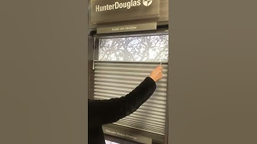 Hunter Douglas Duette Ultraglide Wand Top Down Bottom Up