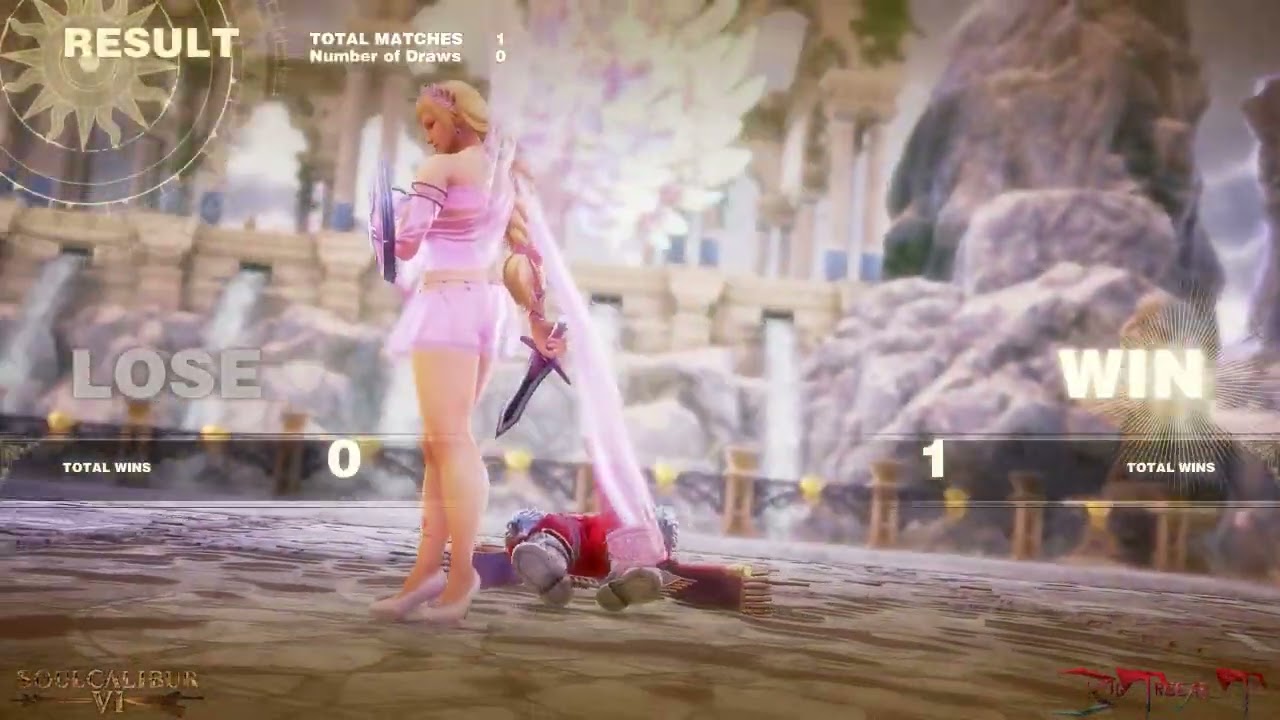 [ReverseRyona]Elysium Pinky Sophitia KOs her opponent while face riding and causes him to Death-Scrm