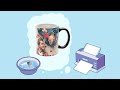 WaterSlide decal paper white | DIY/make Customized mugs/candles at home | | Beginner Tutorial-How to