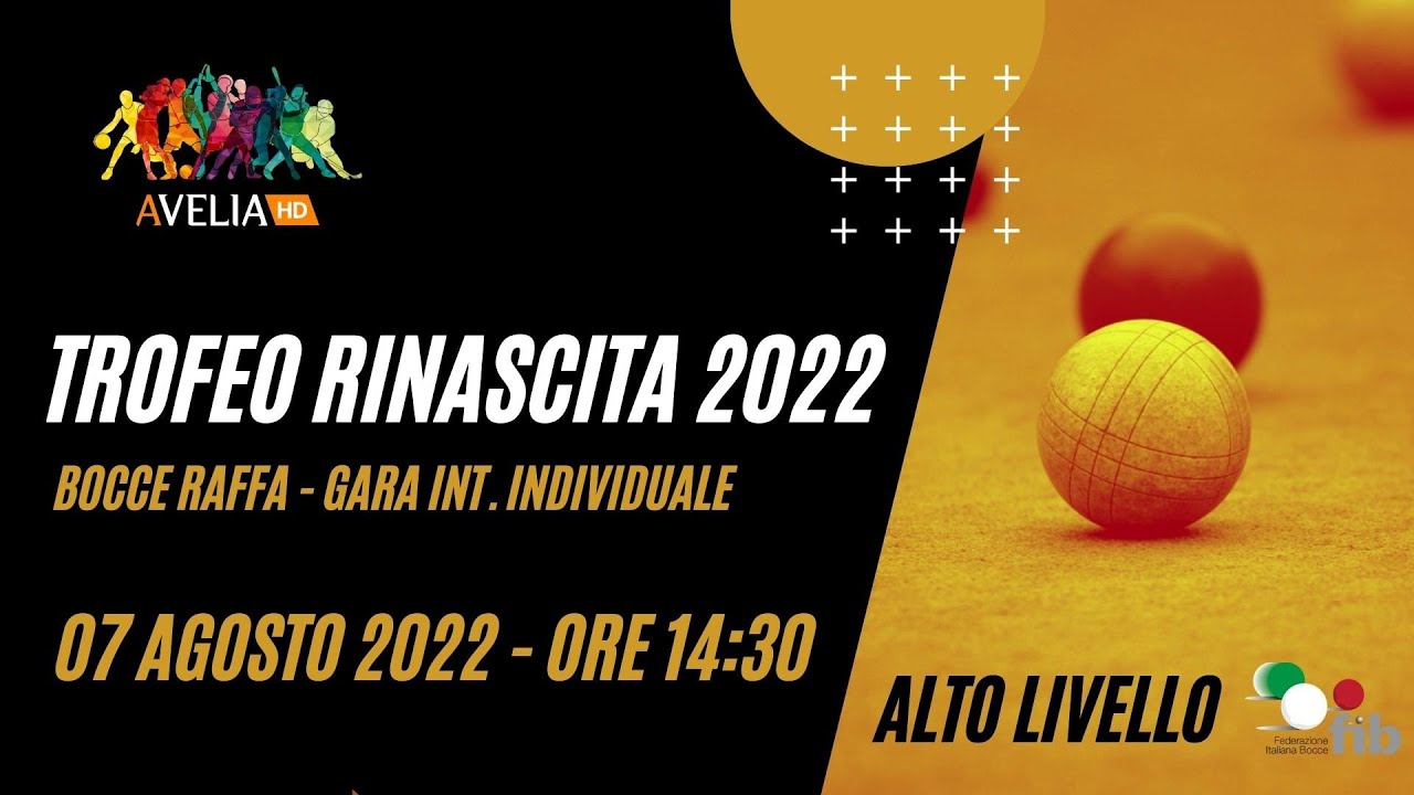 Bocce Raffa - TROFEO RINASCITA 2022  ** ALTOLIVELLO**