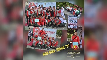JUARA YEL YEL  MAHASISWA ANGKATAN 17 AKPER RUMKIT AMBON