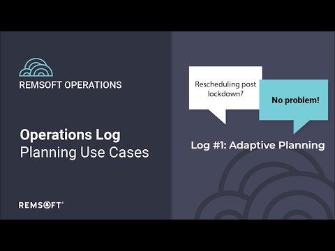 Operations Log #1 Adaptive Planning