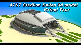 AT&T  Stadium Dallas Texas 3d model ( VIRTUAL TOUR)