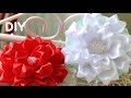 Бант Цветок из ленты. Мастер-класс / Tutorial: Ribbon Bow-Flower/ Kanzashi DIY